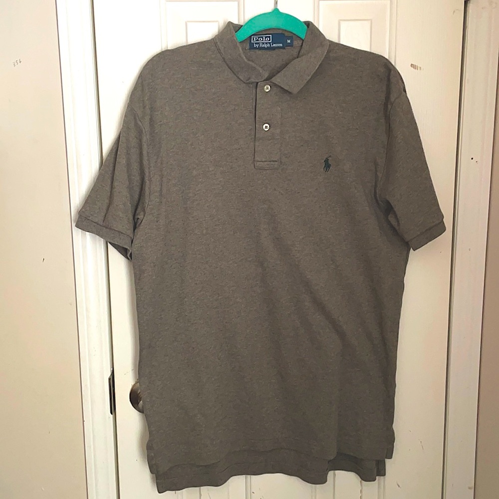 Grey polo shirt